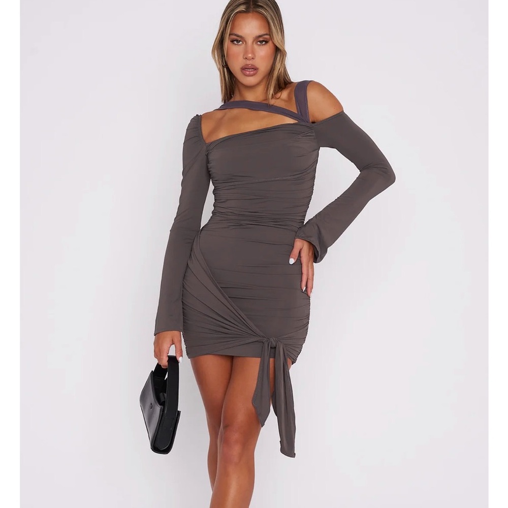New White Fox Mini Dress